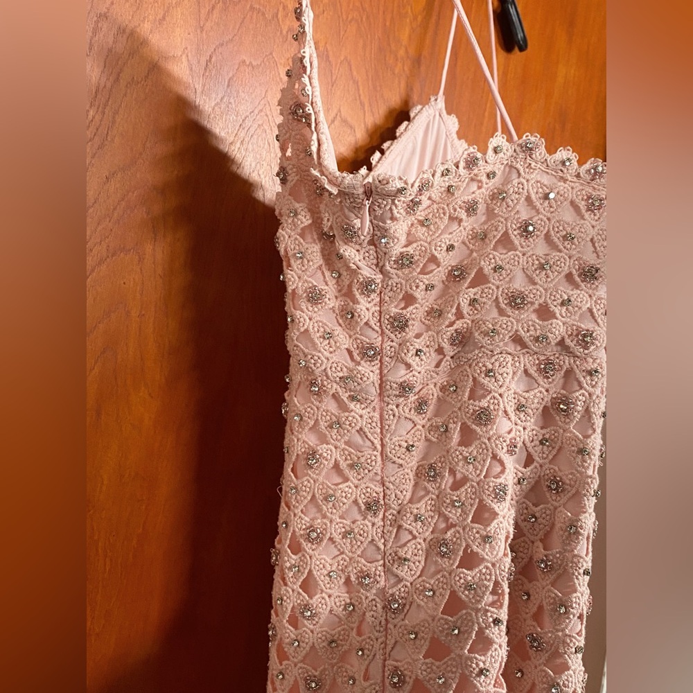 LoveShackFancy Embellished Crocheted Cotton Midi-Dress size 2 - Picture 11 of 15